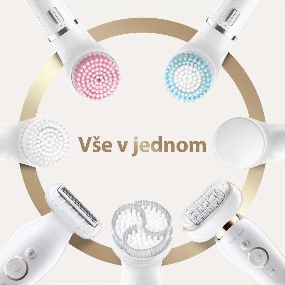 Braun Dámsky epilátor a tvárová kefka Silk-épil 9 Flex 3D Beauty Set 9100 1